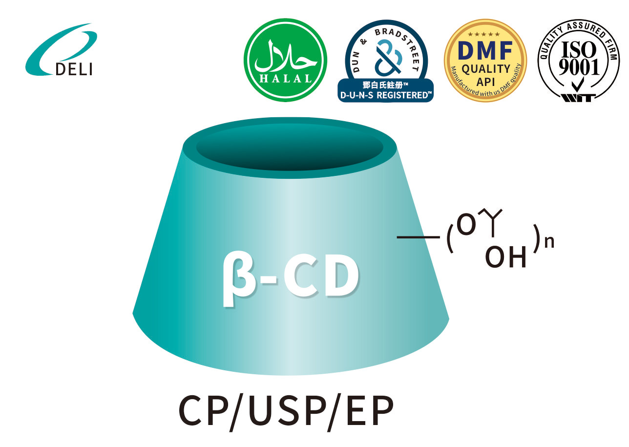 Hydroxypropyl Betadex HPBCD CAS 128446-35-5 фарма циклдік цикледекстрин